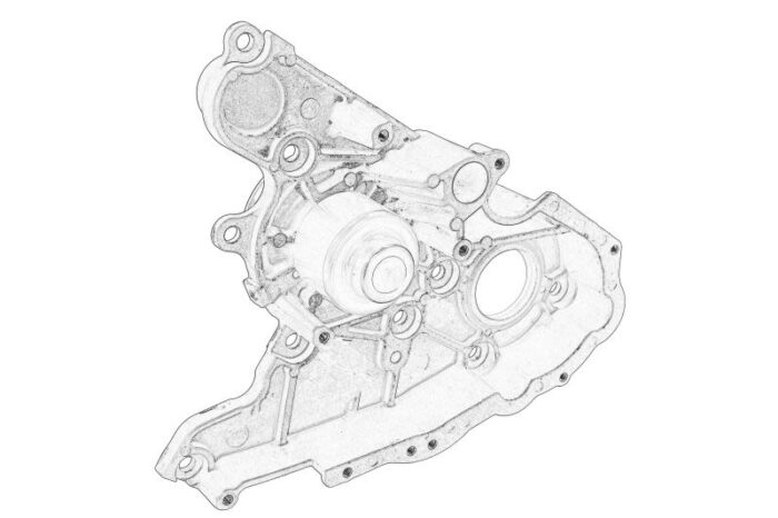 5802922937 pompa cieczy chłodzącej oe iveco - obrazek 2