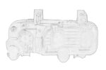 973 820 25 61 Reflektor OE DB TRUCK - obrazek 2