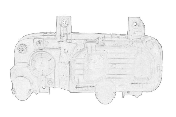 973 820 25 61 reflektor oe db truck - obrazek 2