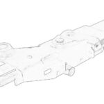 970 310 10 53 Zamek wywrotu kabiny OE DB TRUCK