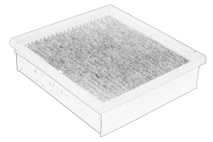 Vo84457567 filtr kabiny oe volvo truck - obrazek 2