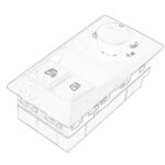 RVI7424325388 Przełącznik podnośnika szyby OE RVI