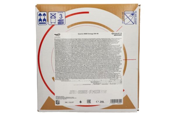 Quartz 5w40 9000 e 20lb oleje i smary totalenergies xxl - obrazek 2