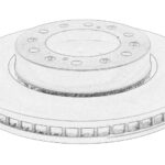 ISU8983767550 Tarcza hamulcowa OE ISUZU