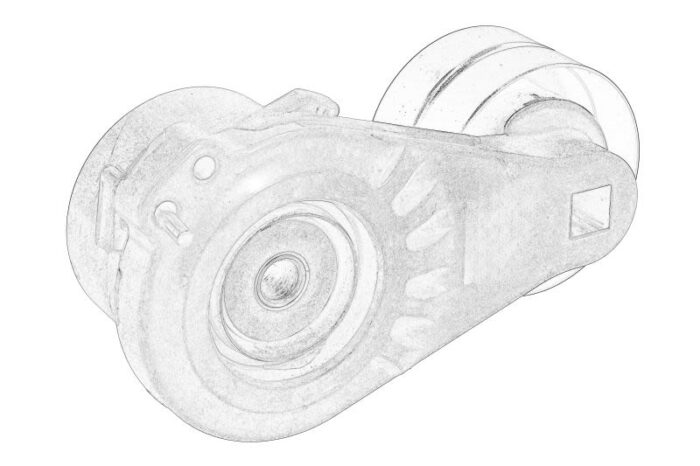 Vo24767581 napinacz paska wielorowkowego oe volvo truck - obrazek 2