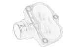 936 203 09 74 Obudowa termostatu OE DB TRUCK - obrazek 2