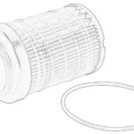 5698037-PER Filtr oleju OE PERKINS