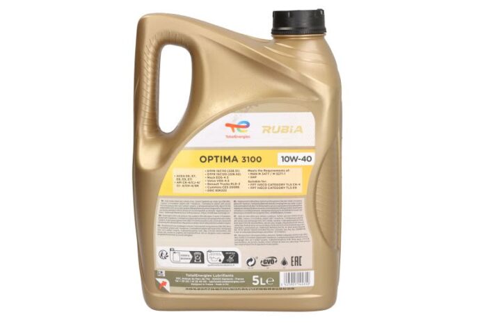 Rubia 10w40 3100 5l oleje i smary totalenergies - obrazek 2