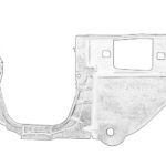 504274012 Ramka lampy przeciwmgielnej przód OE IVECO