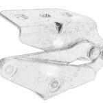 504058771 Elementy pokrywy silnika OE IVECO