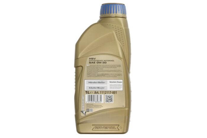 Rav hsv 0w30 1l oleje i smary ravenol - obrazek 2