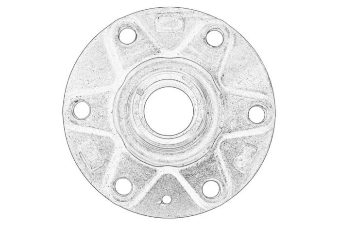 5801564338 piasta koła oe iveco - obrazek 2