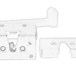 172A59-69400 Elementy drzwi OE YANMAR