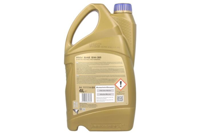 Rav rnv 5w30 4l oleje i smary ravenol - obrazek 2