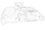 628 540 03 23 DB Reflektor OE MERCEDES - obrazek 2