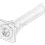 ISU8980781760 Prowadnica zacisku hamulca tarczowego OE ISUZU