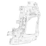 JC4617H071AHN Elementy reflektora OE FORD TRUCKS