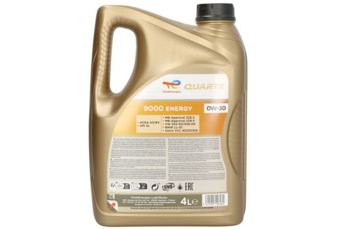 Quartz 0w30 9000 e 4l oleje i smary totalenergies - obrazek 2
