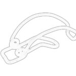 000 094 45 55 Mocowanie filtra powietrza OE DB TRUCK