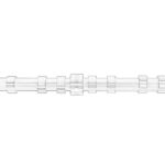 504246091 Wałek rozrządu OE IVECO