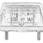 5010521498 Lampa oświetlenia tablicy rej. OE IVECO
