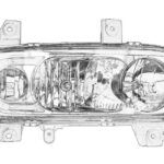 973 820 25 61 Reflektor OE DB TRUCK