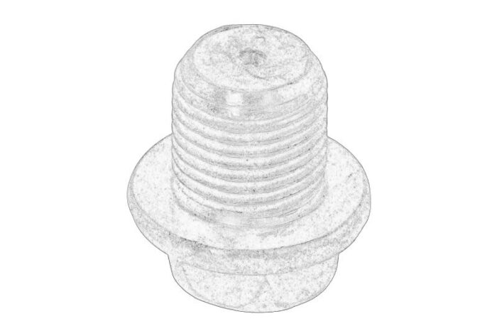 105425-01690 śruba spustu miski olejowej oe yanmar - obrazek 2