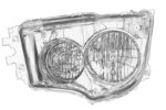 961 820 88 61 Reflektor OE DB TRUCK
