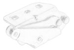 5801604445 Elementy pokrywy silnika OE IVECO - obrazek 2