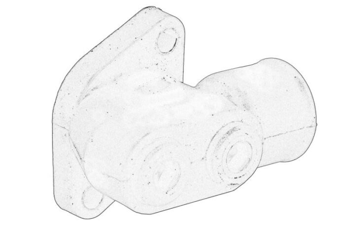 4133l012-per element mocujący pompy cieczy chłodzącej oe perkins - obrazek 2