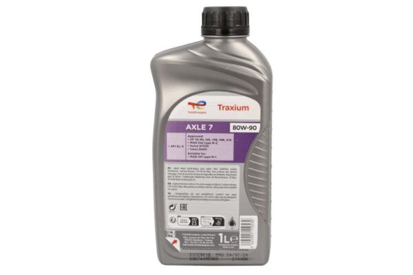 Tra. Axle 7 80w90 1l oleje i smary totalenergies - obrazek 2