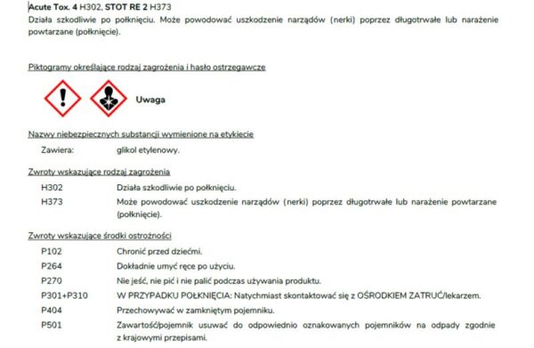 Ktt g11 1l rtu płyny i koncentraty do chłodnic thermotec coolants - obrazek 3