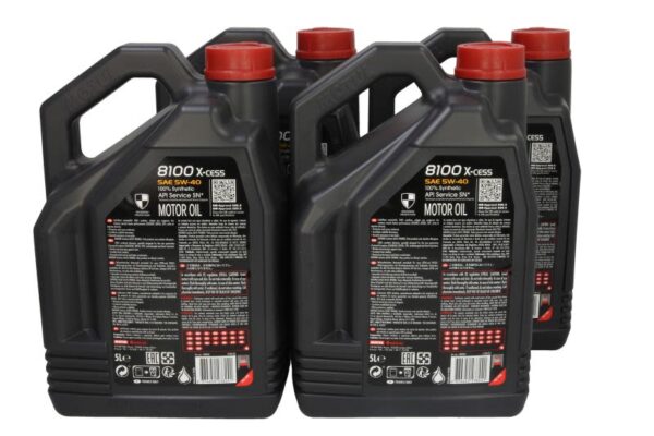 8100 x-cess 5w40 5l set oleje i smary motul - obrazek 2
