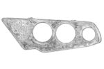 628 881 03 23 DB Ramka reflektora OE MERCEDES - obrazek 2
