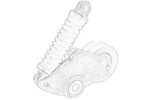 471 200 10 70 80 Napinacz paska wielorowkowego OE DB TRUCK - obrazek 2