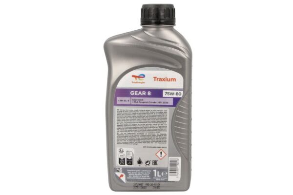 Tra. Gear 8 75w80 1l oleje i smary totalenergies - obrazek 2
