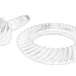 7186662 Wałek atakujący/koło talerzowe OE IVECO