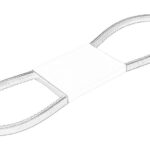 25152-003800E Pasek wielorowkowy OE YANMAR