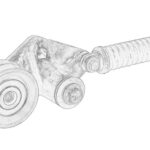 471 200 10 70 Napinacz paska wielorowkowego OE DB TRUCK