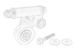 471 200 10 70 80 Napinacz paska wielorowkowego OE DB TRUCK