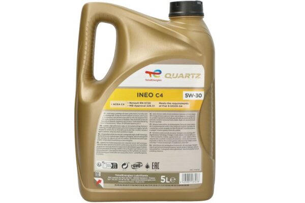 Quartz 5w30 i. C4 5l oleje i smary totalenergies - obrazek 2
